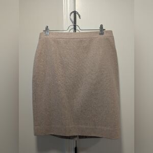 J. Crew Factory Beige Pencil Skirt